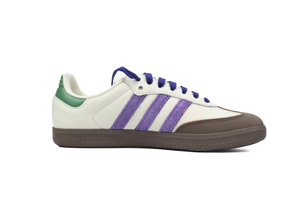 Adidas Samba White Brown Purple Green Men & Women Casual Sneakers