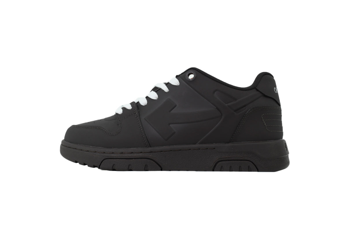 Off White Brown Outward Molded Sneakers