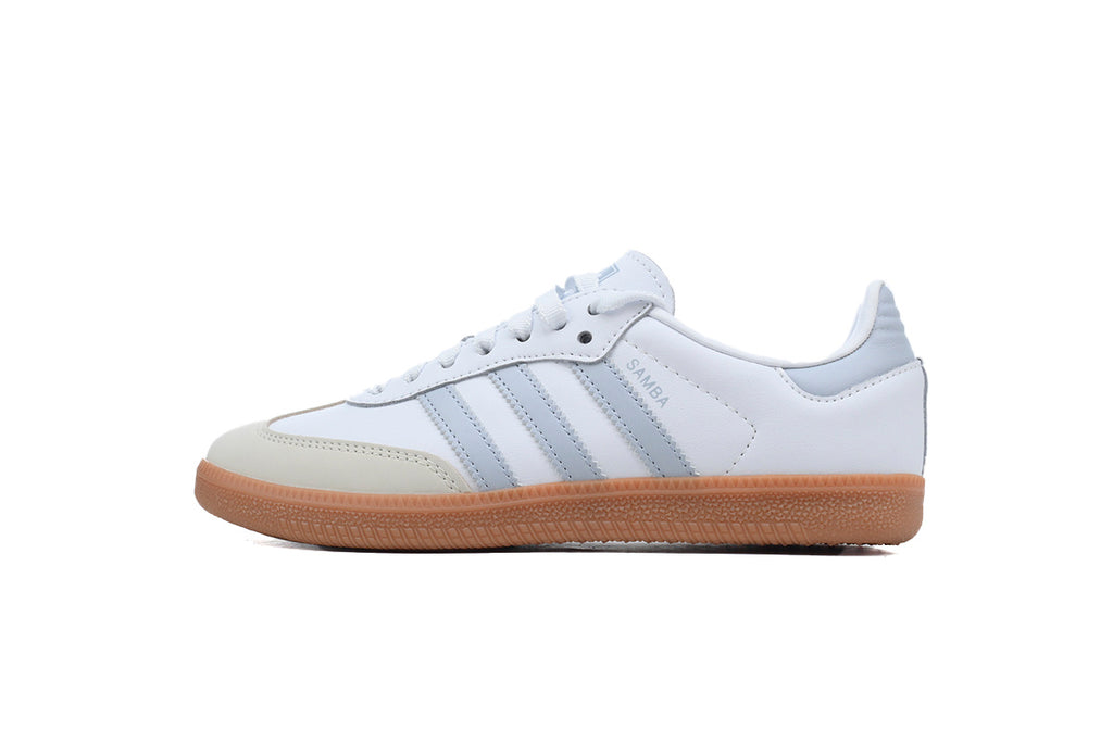 Adidas Samba White Light Grey Gum Unisex Sneakers