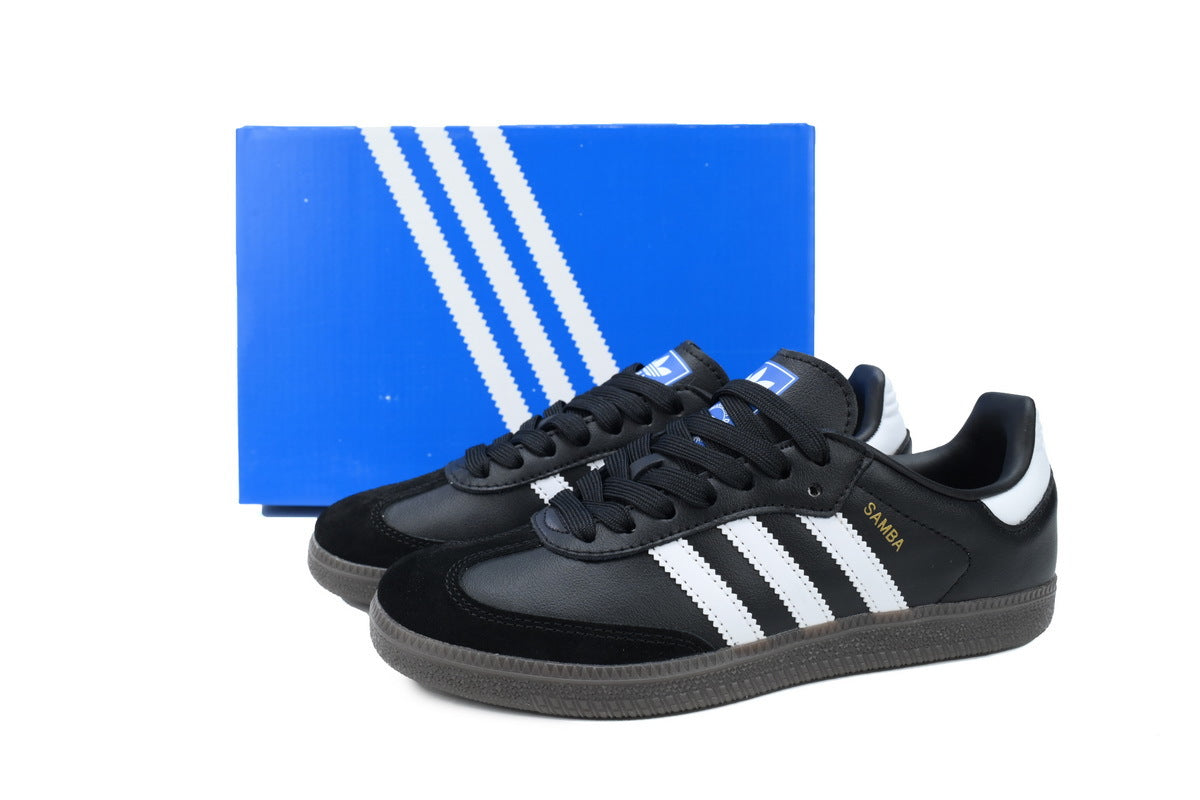 Adidas Samba Black White Dark Gum Men & Women Casual Sneakers