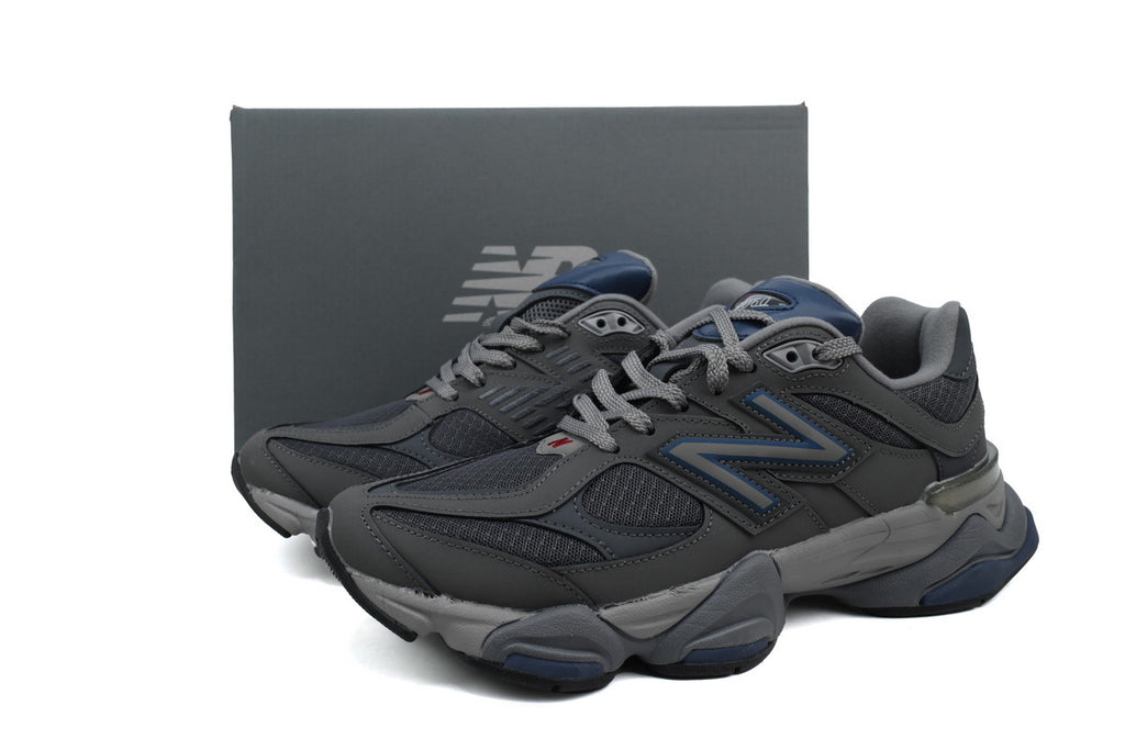 New Balance 9060 Grey Navy Blue Sneakers