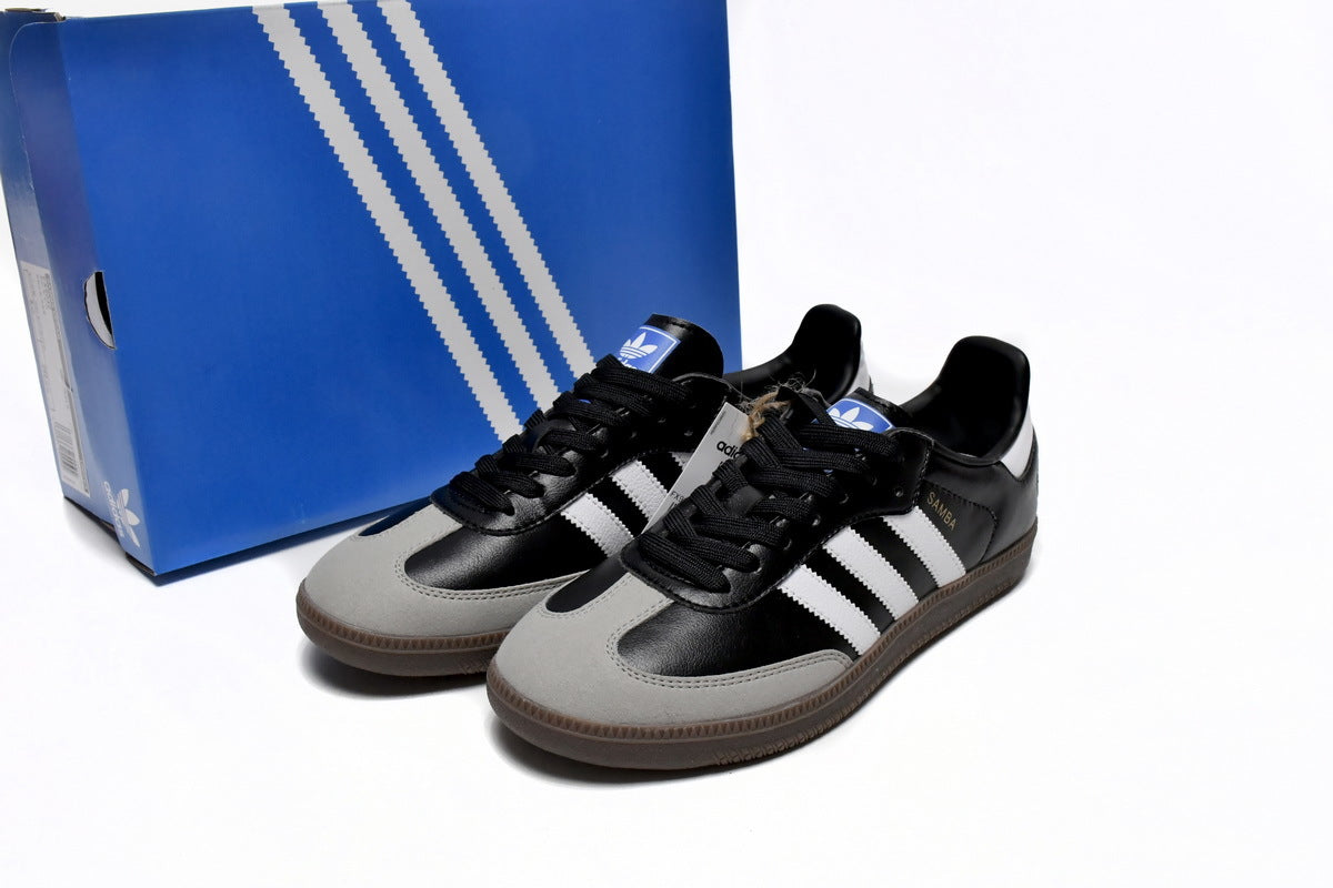 Adidas Samba Black Grey White Gum Men & Women Casual Sneakers