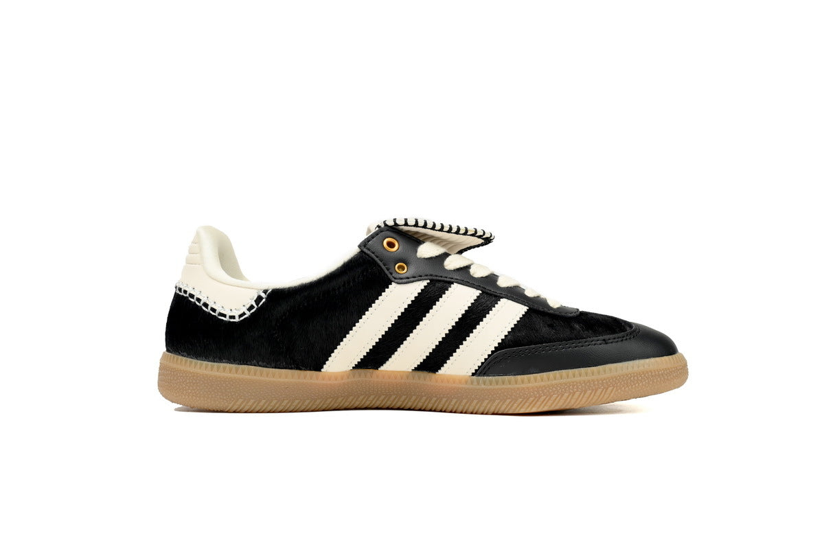 Adidas Samba x Wales Bonner Black Cream Gum Sole Collab Sneakers