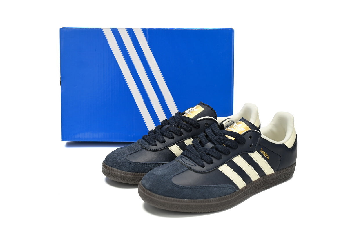 Adidas Samba Navy Cream Gum Men & Women Casual Sneakers