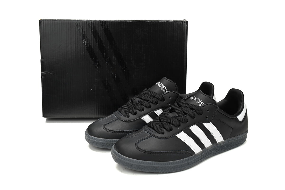 Adidas Samba Black White Translucent Sole Men & Women Casual Sneakers