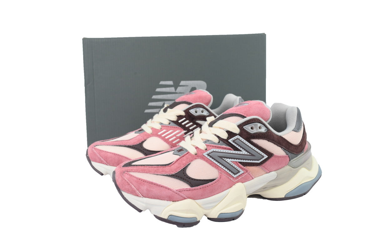 New Balance 9060 Pink Brown Sneakers