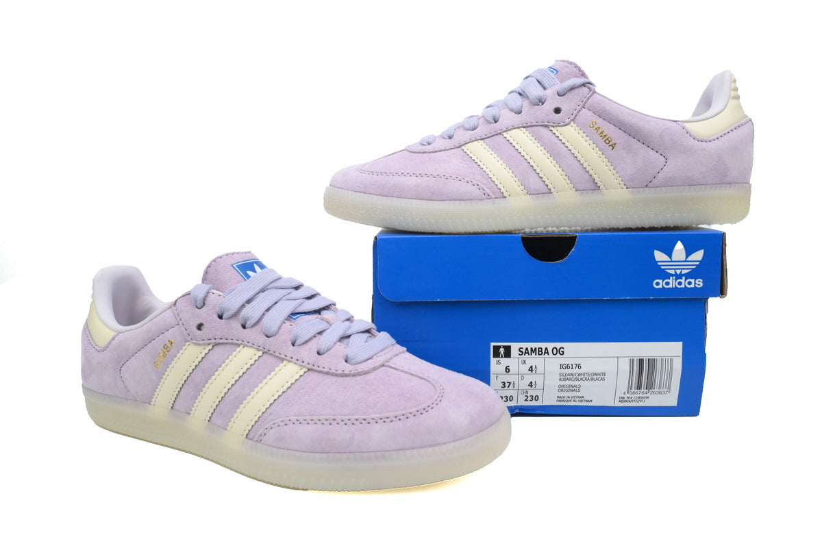 Adidas Samba Light Lavender Cream Women Sneakers