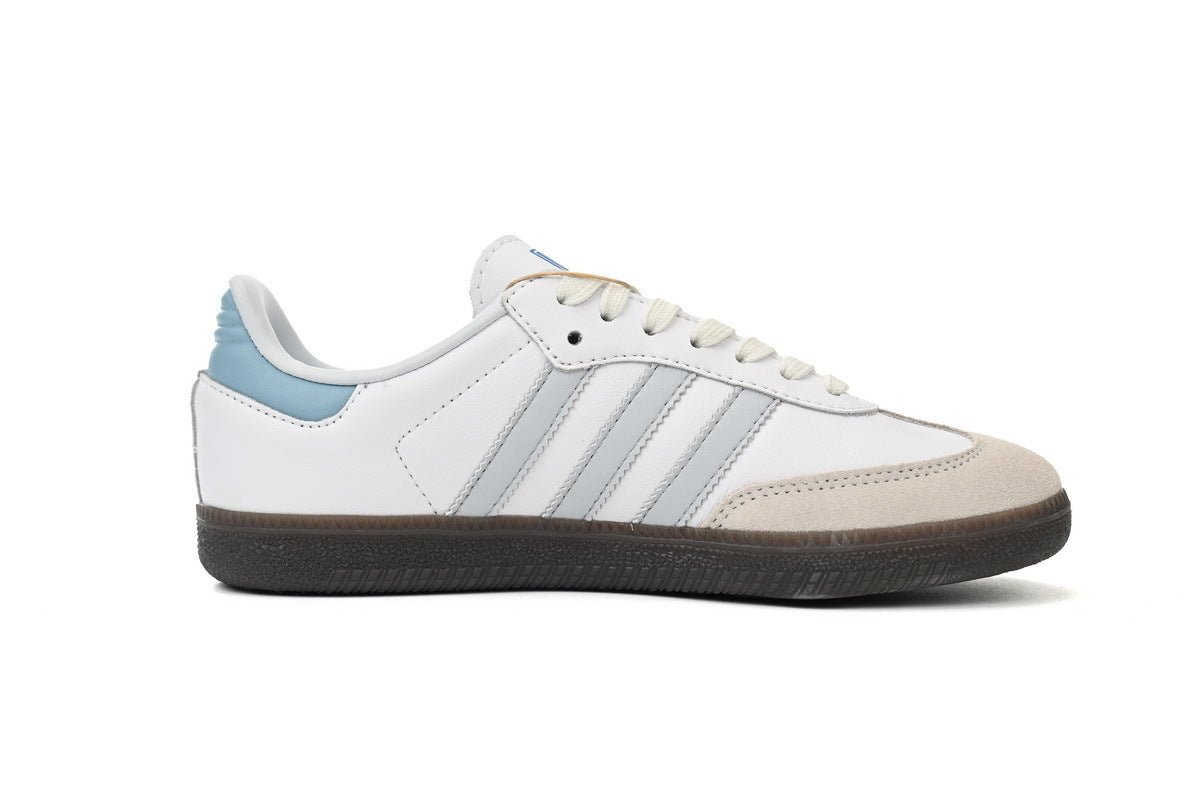 Adidas Samba White Light Blue Gum Men & Women Casual Sneakers
