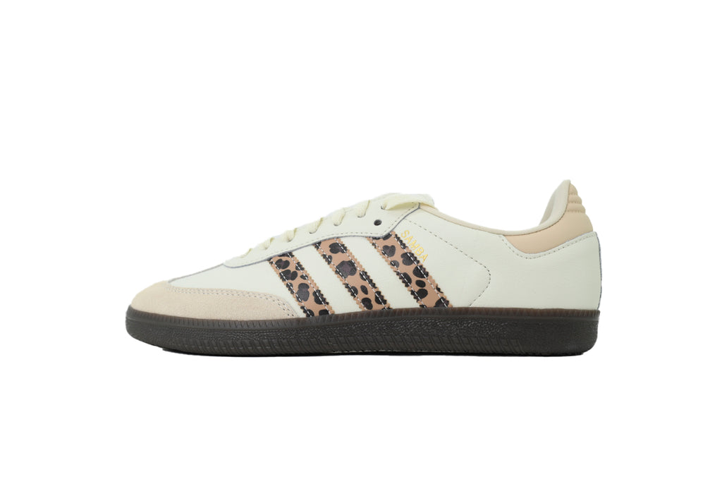 Adidas Samba Cream Leopard Dark Gum Unisex Sneakers