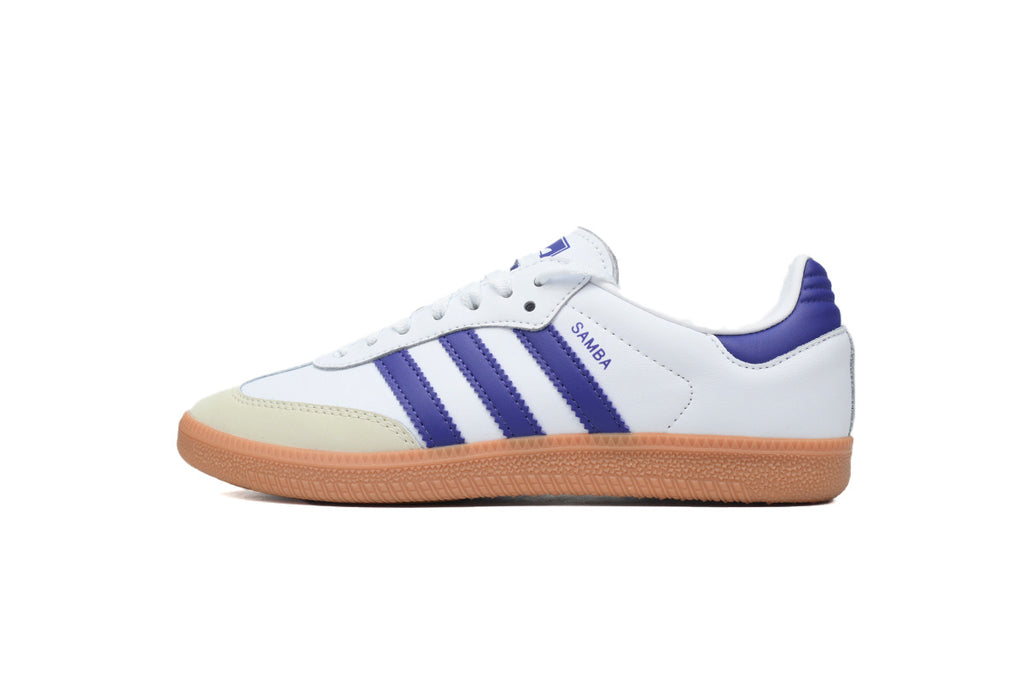 Adidas Samba White Purple Gum Women Sneakers