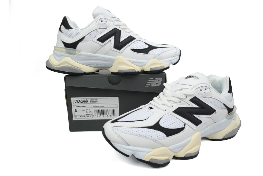 New Balance 9060 White Black Sneakers