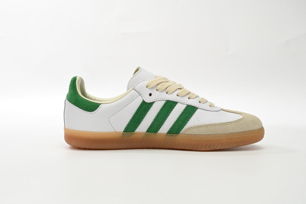 Adidas Samba Sporty & Rich White Green Gum Men & Women Casual Sneakers