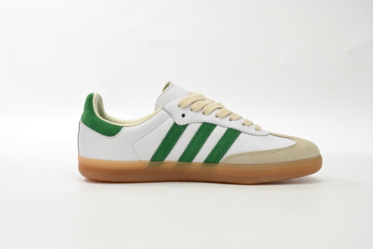 Adidas Samba Sporty & Rich White Green Gum Men & Women Casual Sneakers