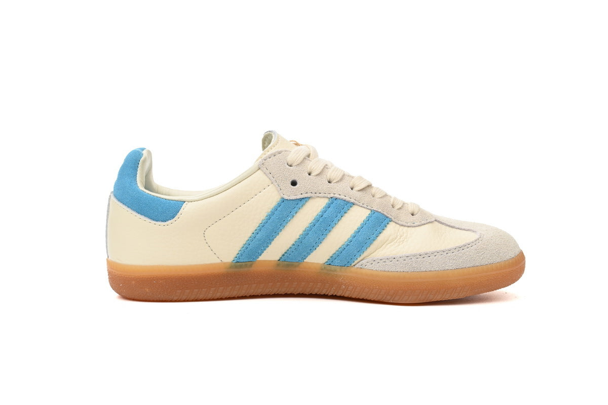 Adidas Samba Sporty & Rich Cream Light Blue Gum Men & Women Casual Sneakers