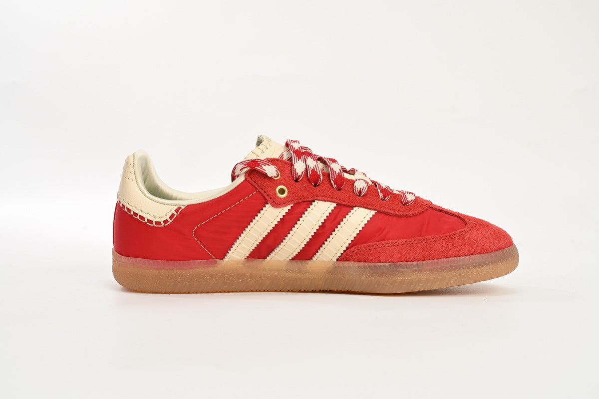 Adidas Samba Wales Bonner Red Cream Gum Men & Women Casual Sneakers
