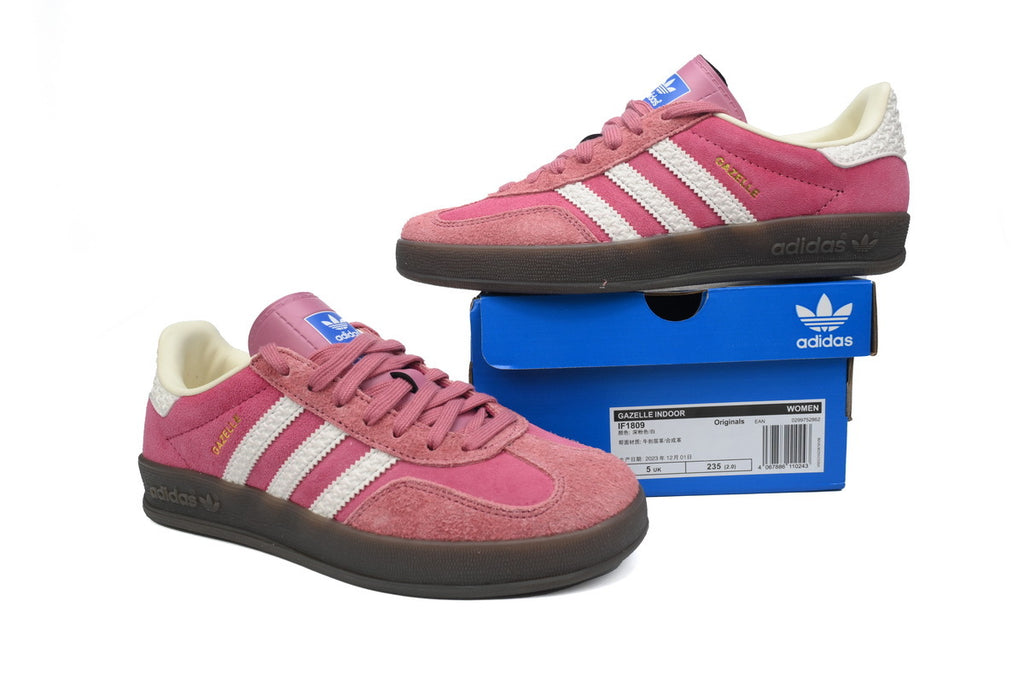 Adidas Gazelle Pink White Gum Women Sneakers