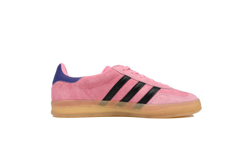 Adidas Gazelle Indoor Pink Black Purple Gum Women Casual Sneakers
