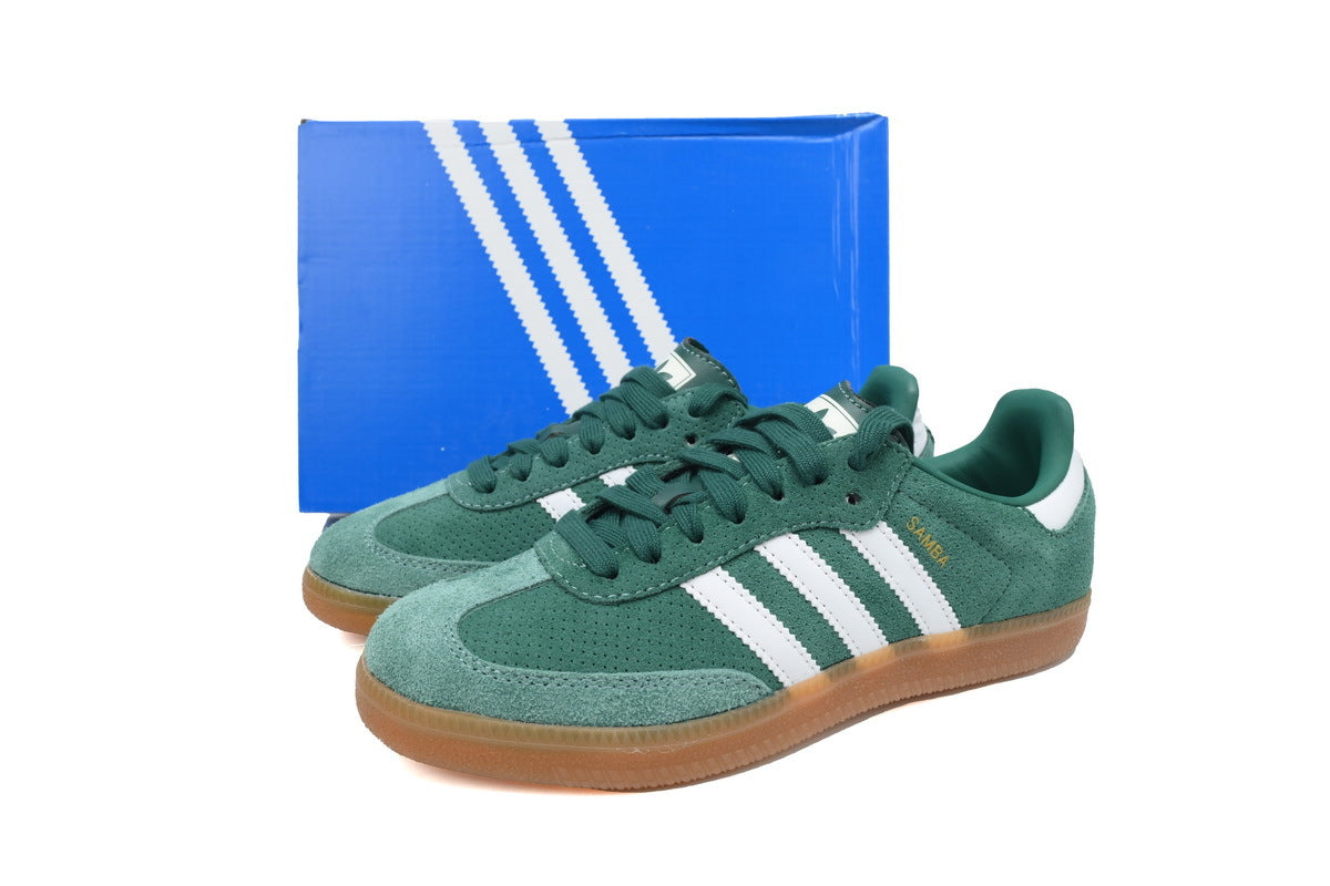 Adidas Samba Green White Gum Men & Women Casual Sneakers