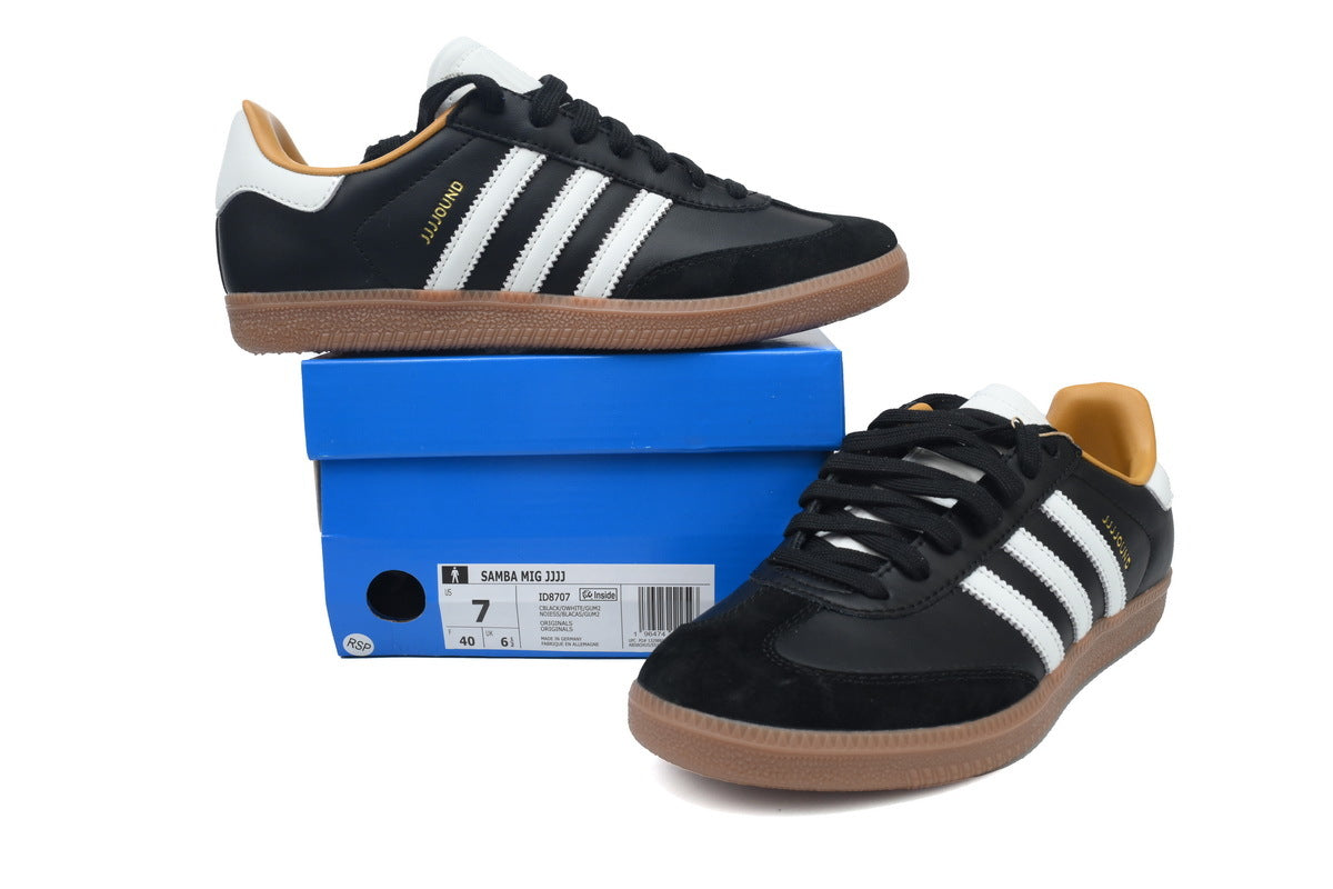 Adidas Samba x JJJJound Black White Gum Unisex Sneakers