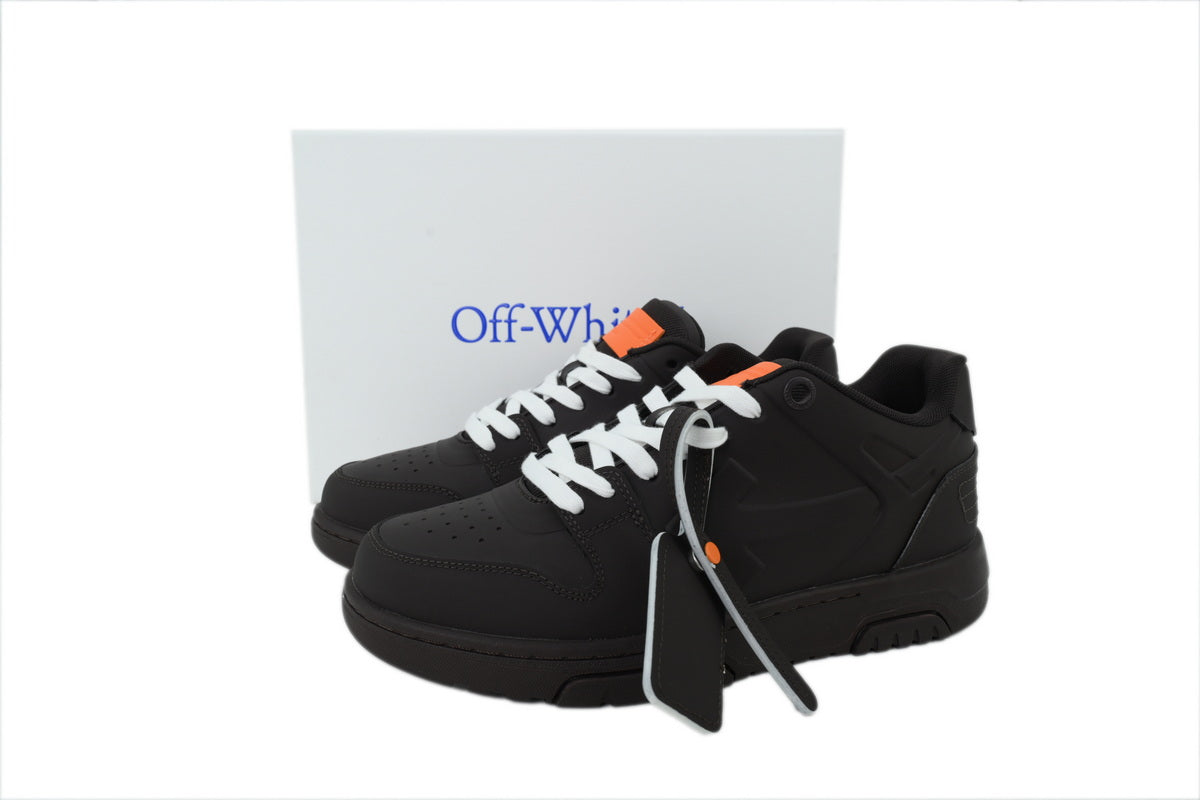 Off White Brown Outward Molded Sneakers