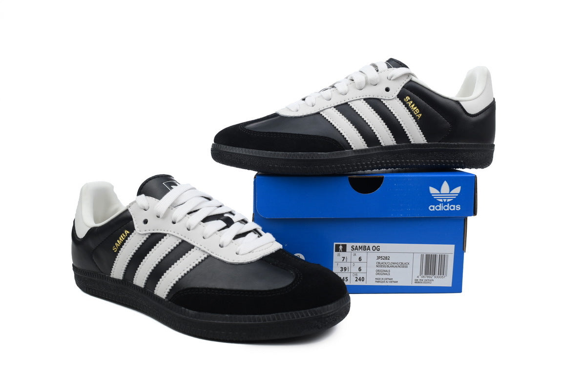 Adidas Samba Black White Black Sole Unisex Sneakers