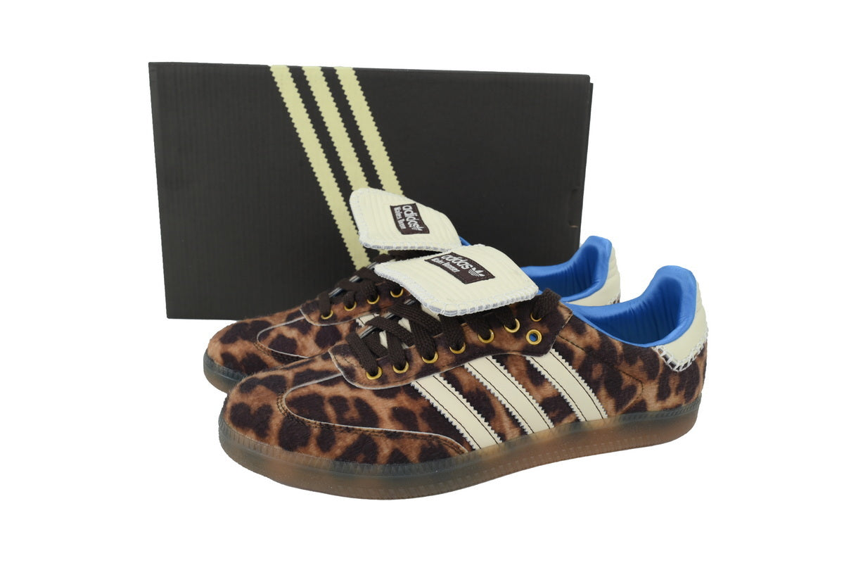Adidas Samba Leopard Print Blue Gum Men & Women Casual Sneakers