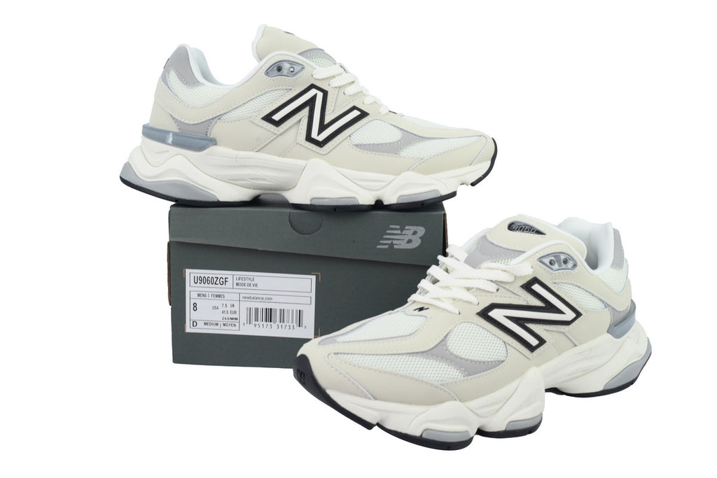 New Balance 9060 Off White Black Sneakers