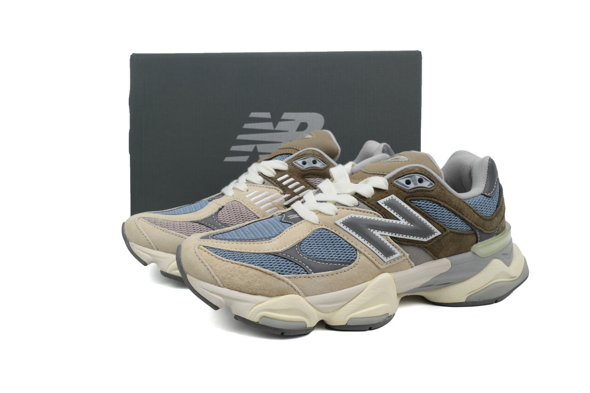 New Balance 9060 Brown Blue Sneakers