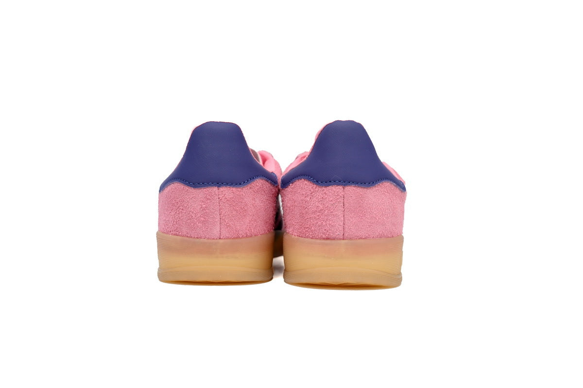 Adidas Gazelle Indoor Pink Black Purple Gum Women Casual Sneakers