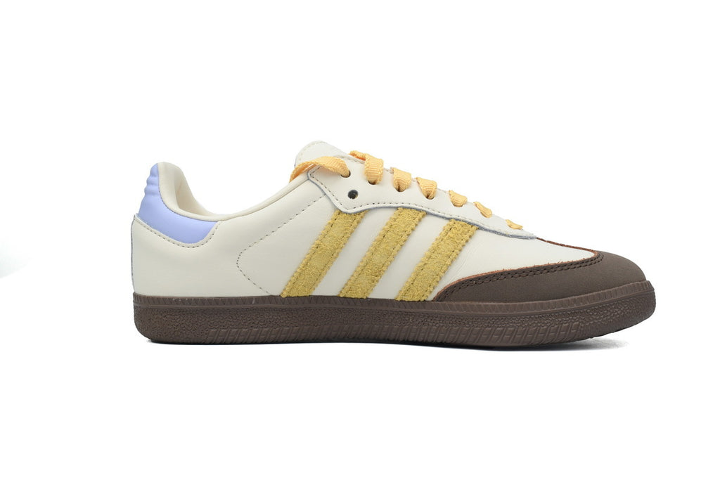 Adidas Samba Off White Yellow Light Blue Women Sneakers