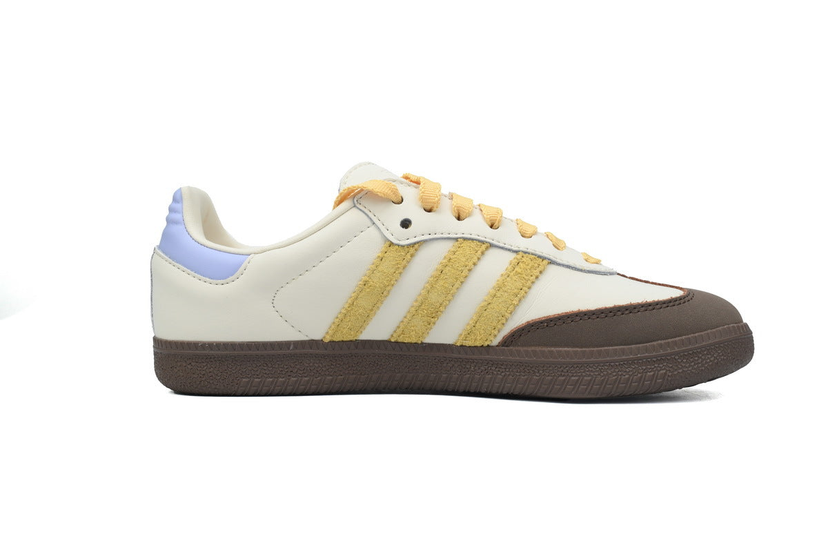 Adidas Samba Off White Yellow Light Blue Women Sneakers