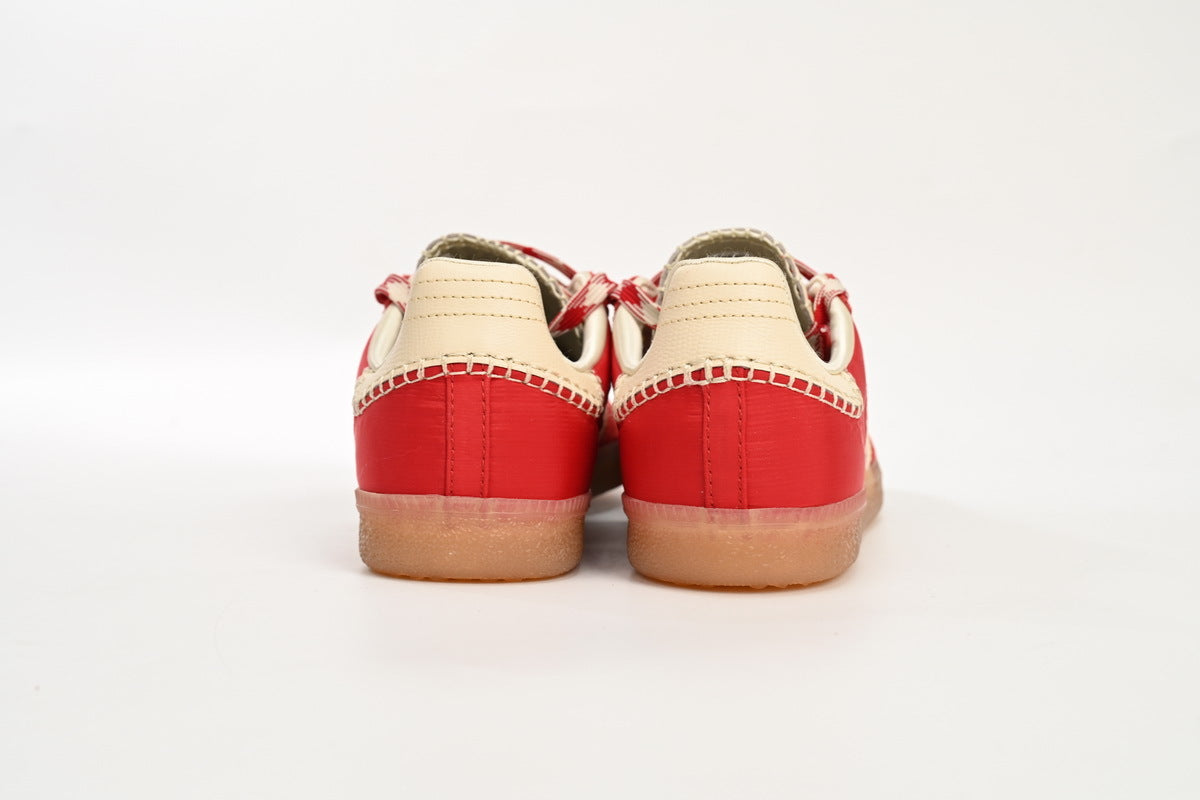 Adidas Samba Wales Bonner Red Cream Gum Men & Women Casual Sneakers