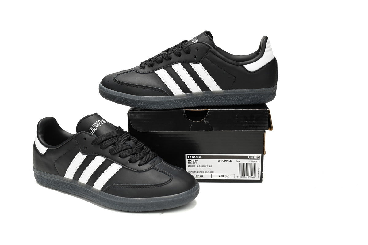 Adidas Samba Black White Translucent Sole Men & Women Casual Sneakers
