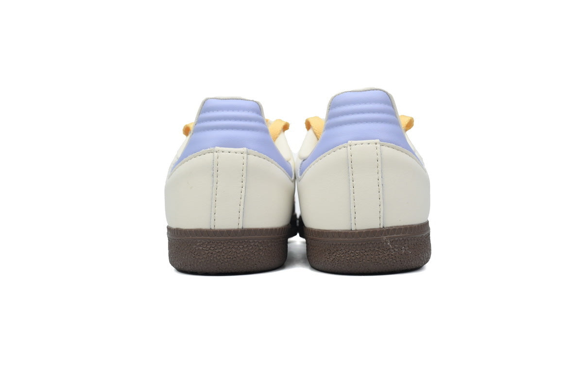 Adidas Samba Off White Yellow Light Blue Women Sneakers