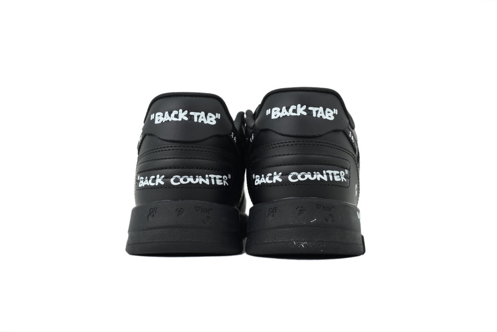Off-White Out Of Office Low Top Sneaker Black Sketch Annotation