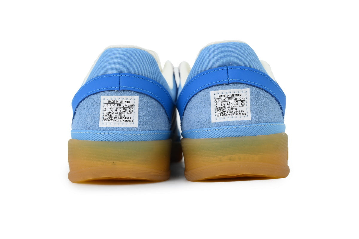 Adidas San Juan Sneakers Blue White Gum Sole Retro Suede Casual Shoes