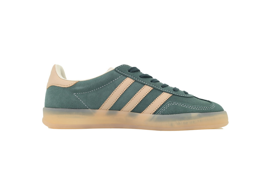 Adidas Gazelle Indoor Dark Green Beige Gum Men & Women Casual Sneakers