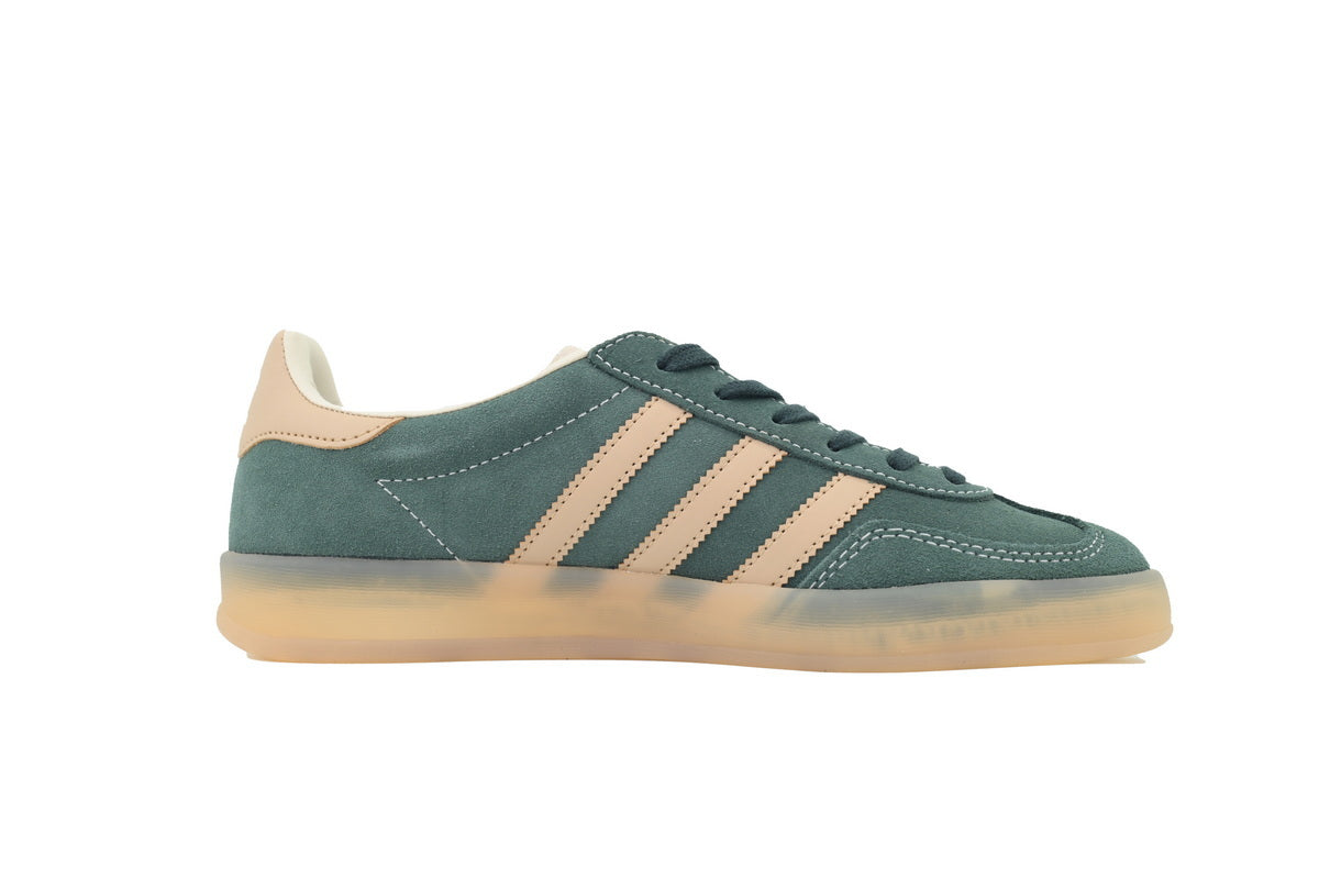 Adidas Gazelle Indoor Dark Green Beige Gum Men & Women Casual Sneakers