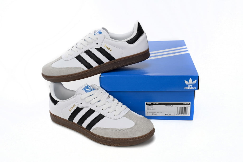 Adidas Samba White Black Gum Men & Women Casual Sneakers