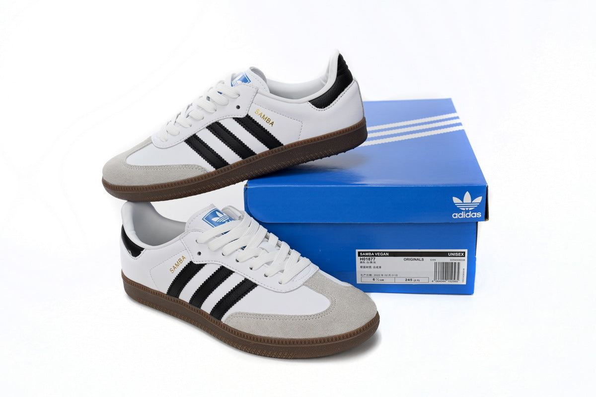 Adidas Samba White Black Gum Men & Women Casual Sneakers