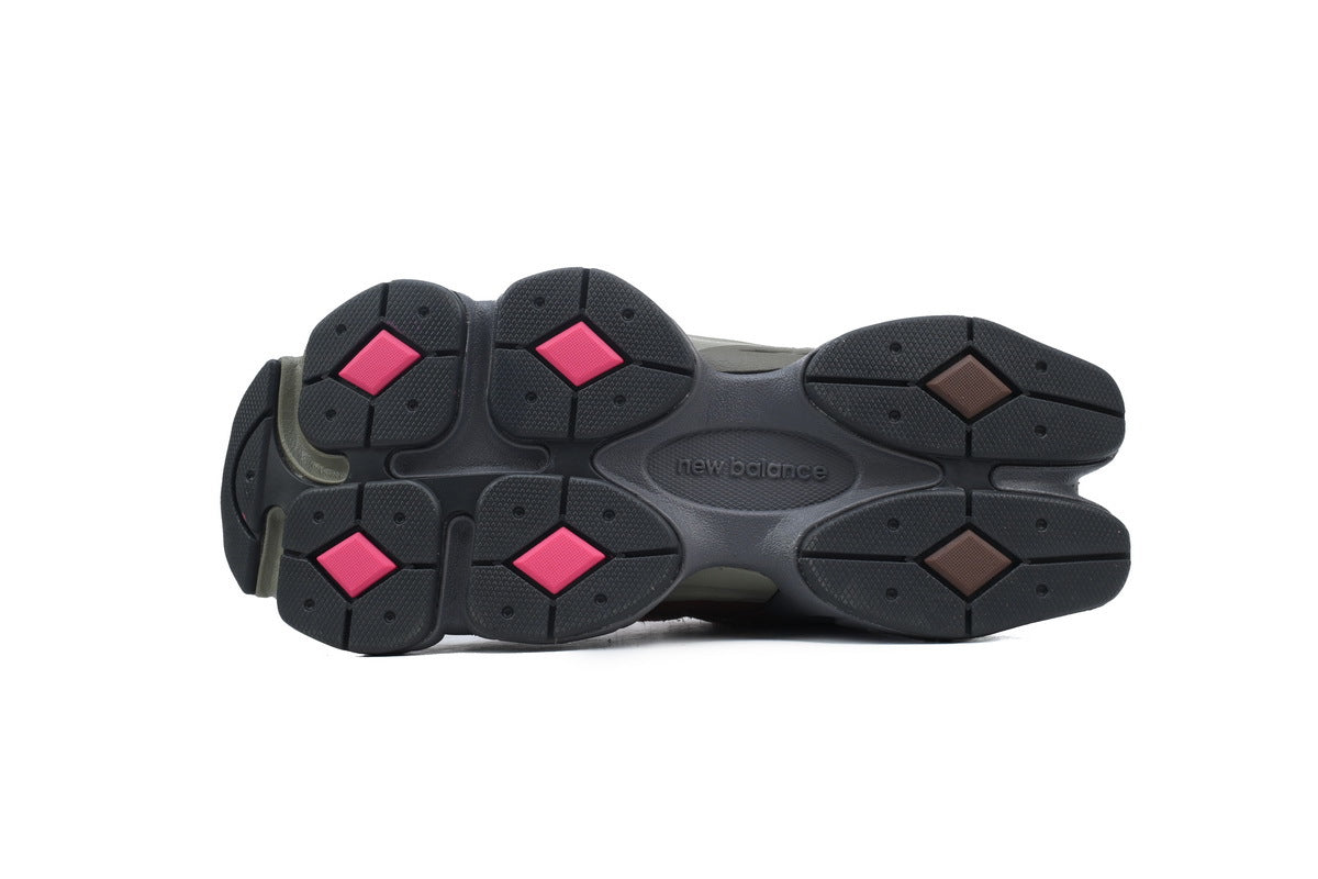 New Balance 9060 Brown Pink Sneakers