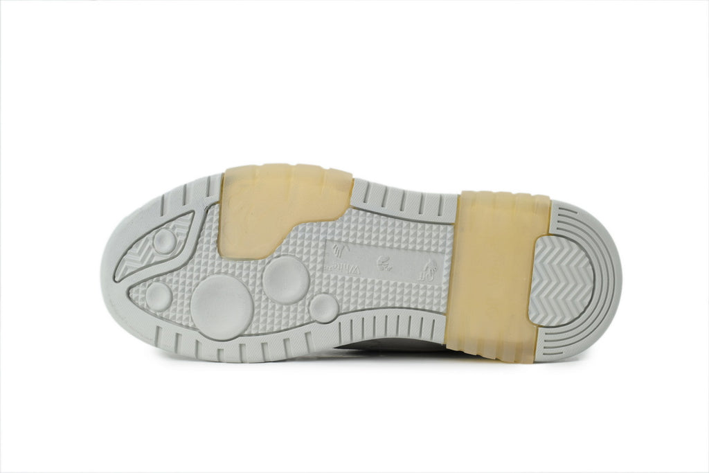 Off-White Out Of Office OOO Light Grey Washed Suede
