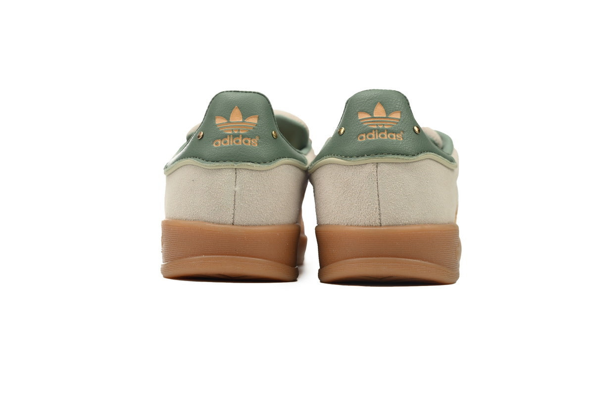 Adidas Gazelle Indoor Sneakers Off Pink Yellow Gum Sole Retro Suede Shoes