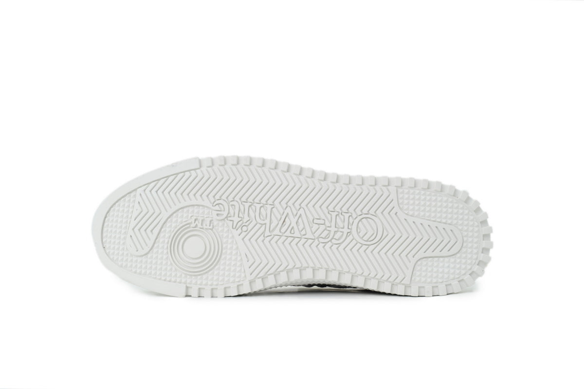 Off-White Low White Black Leather Sneakers