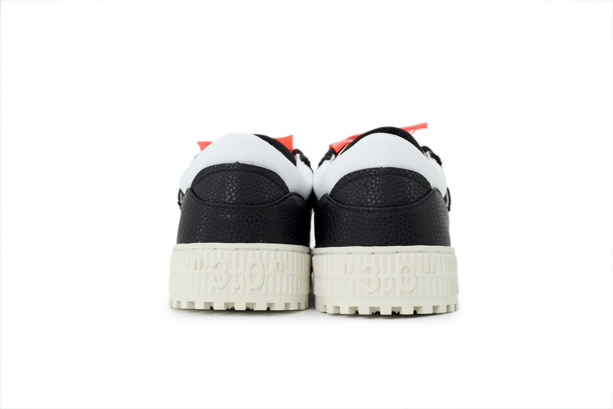 Off-White Low Black White Leather Sneakers