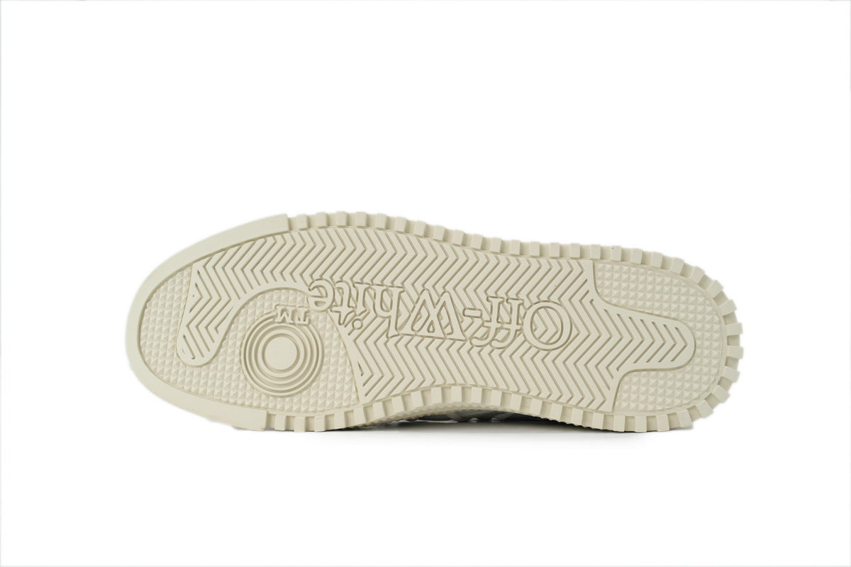 Off-White Low Light Blue White Leather Sneakers