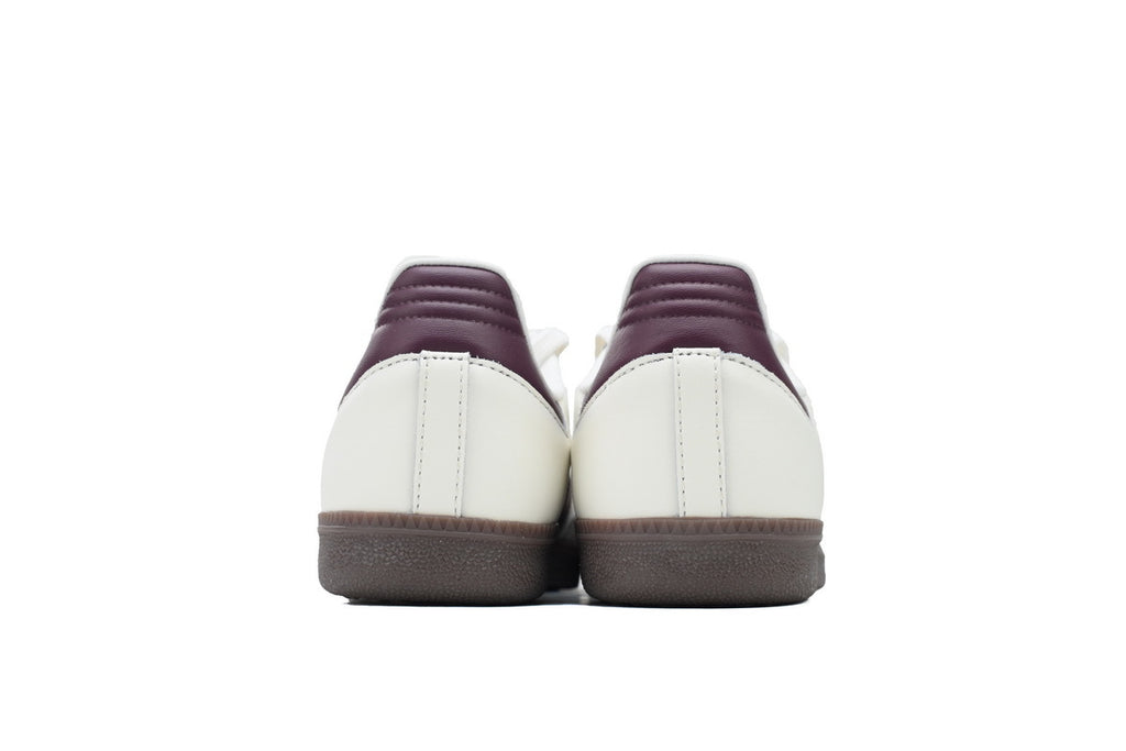 Adidas Samba Cream White Maroon Women Sneakers