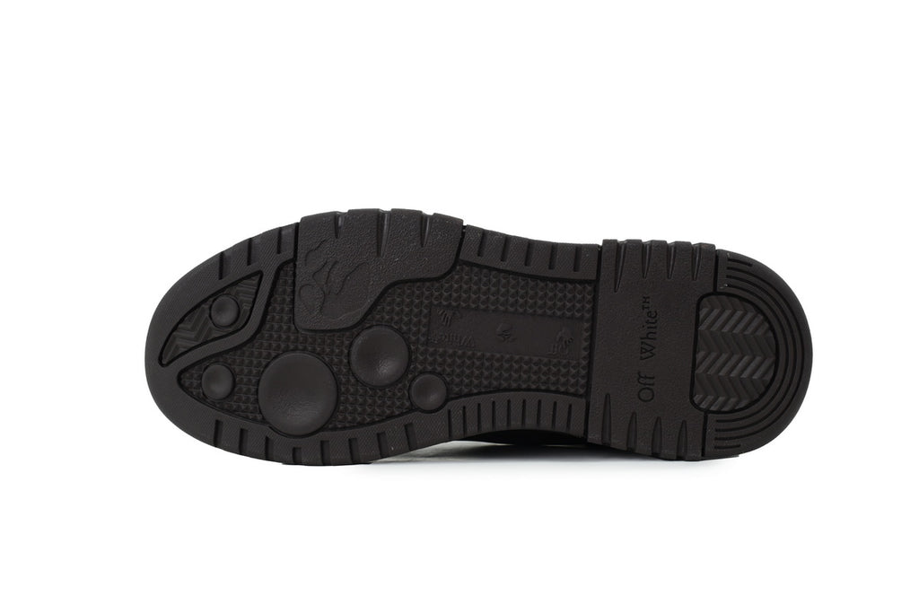 Off White Brown Outward Molded Sneakers