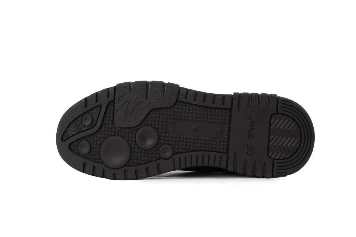 Off White Brown Outward Molded Sneakers