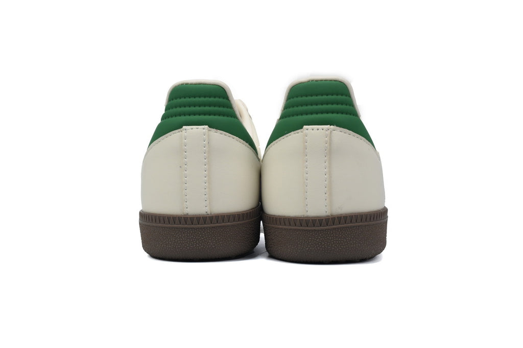 Adidas Samba Sneakers Off White Purple Green Gum Sole Retro Leather Shoes